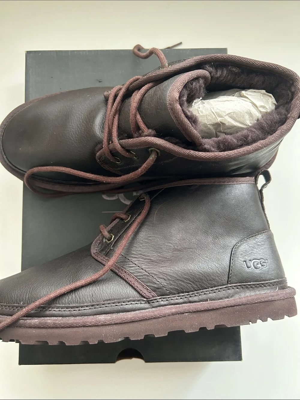UGG Men's Dark Brown Neumel Boots